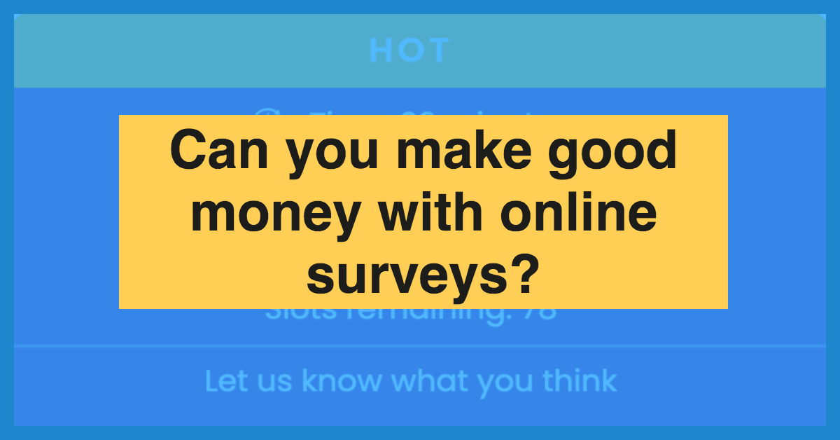 20 popular website  for making money through questionnaires.-99资源网